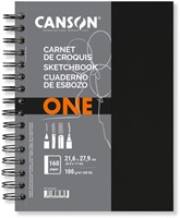 Schetsboek Canson Art Book One 100gr 216x279mm wit 1 Stuk