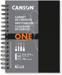 Schetsboek Canson Art Book One 100gr 216x279mm wit 1 Stuk