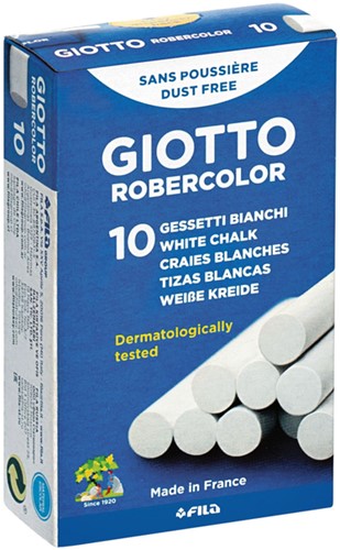 Schoolbordkrijt Giotto wit doos 10 stuks 10 Stuk