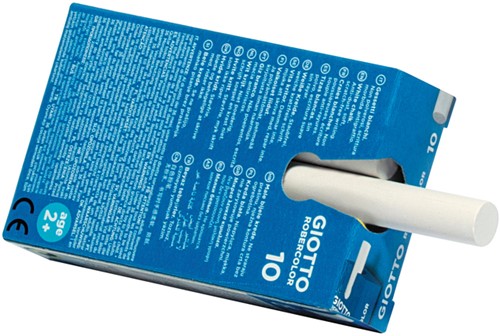 Schoolbordkrijt Giotto 10 stuks wit 10 Stuk-2