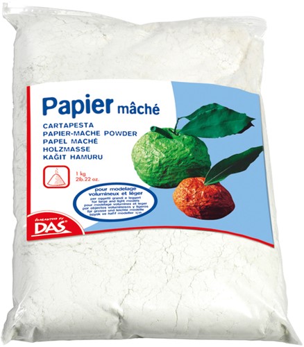 Papiermache DAS poeder 1000 gram wit 1 Kilogram