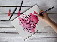 Brushpen Sakura Pigma medium zwart 1 Stuk-1