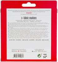 Textielstift Bruynzeel Teens set 8 kleuren 8 Stuk-3