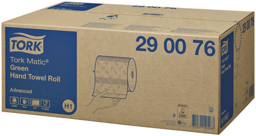 Handdoekrol Tork H1 Advanced 2laags 150m groen 6 Rol-2