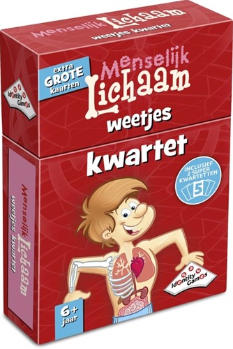 Menselijk lichaam weetjes kwartet 1 Stuk
