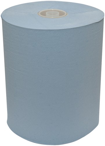 Handdoekrol Euro Products Q14 XL 2laags 165m blauw 6 Rol-2