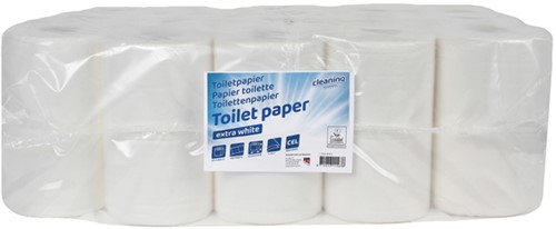 Toiletpapier Cleaninq T4 40x400 vel wit 40 Rol