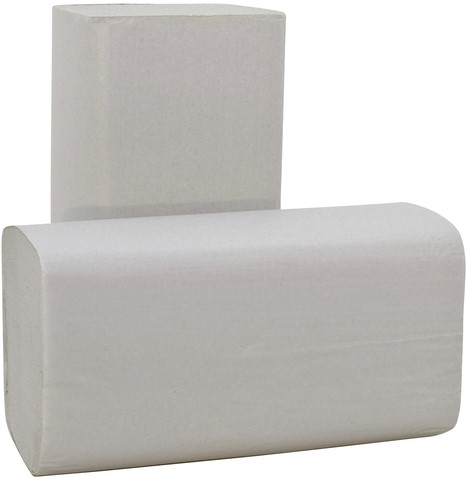 Handdoek Z-vouw 2l 230x240mm wit 20 Stuk