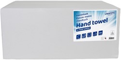 Handdoek Cleaninq Z-vouw 2-laags wit 3200 Stuk