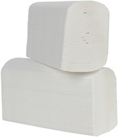 Handdoek Cleaninq I-vouw 2-laags wit 25 Stuk-3