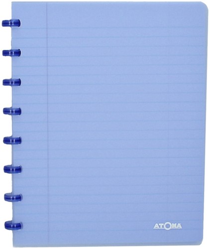 Schrift Atoma A5 rt 4x8 144blz 90gr PP transp ass 1 Stuk-3