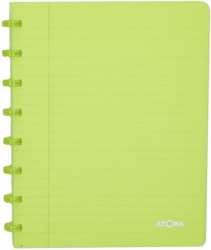 Schrift Atoma A5 rt 4x8 144blz 90gr PP transp ass 1 Stuk-2