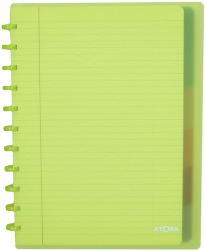 Schrift Atoma A4+ lijn 120blz 90gr PP transp ass 1 Stuk-2