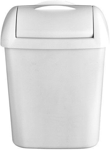 Dameshygiënebak Quartzline 8 liter wit 1 Stuk