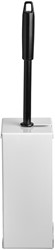 Toiletborstelset Quartzline rvs wit 1 Stuk