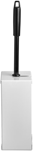 Toiletborstelset Quartzline rvs wit 1 Stuk