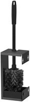 Toiletborstelset Quartzline rvs zwart 1 Stuk-2