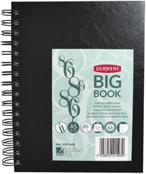 Schetsboek Derwent big book A5 harde kaft 1 Stuk