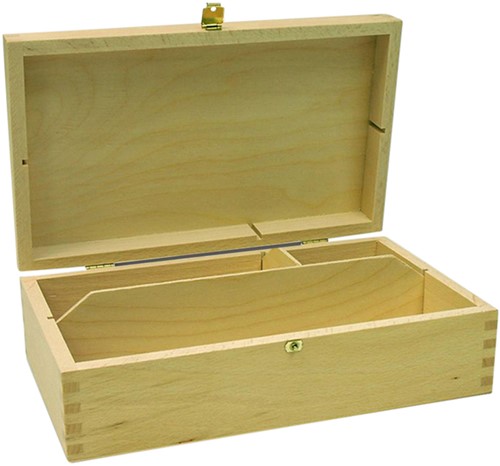 TEKENDOOS 711 25X10X6 HOUT 1 Stuk