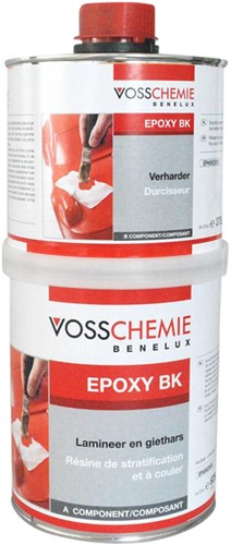 Epoxy BK Voss hars 1kg verharder 1 Stuk