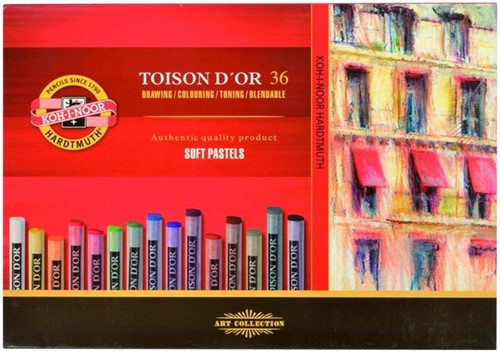 Pastelkrijt Koh I Noor Toison 8515 rond 36st ass 36 Stuk
