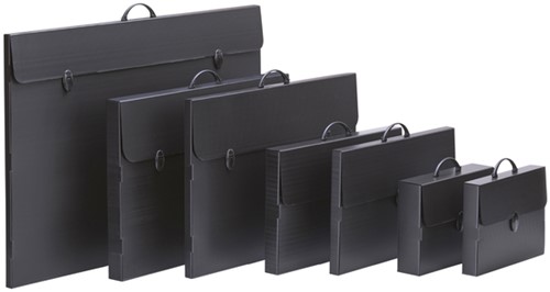 Tekenkoffer Favorit Every Line 735x520x30mm zwart 1 Stuk-1