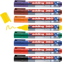 Whiteboardmarker edding 360 rond 1.5-3mm ass 8 Stuk-2