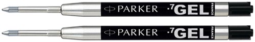 Gelschrijvervulling Parker Quink M zwart 2 Stuk-4