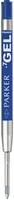 Gelschrijvervulling Parker Quink M blauw 2 Stuk-2