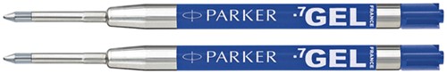 Gelschrijvervulling Parker Quink M blauw 2 Stuk-3