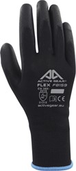 Handschoen ActiveGear grip PUflex zwart large 1 Paar