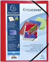 Elastomap Exacompta Kreacover A4 3 klep PP assorti 1 Stuk-1
