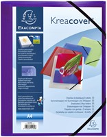 Elastomap Exacompta Kreacover A4 3 klep PP assorti 1 Stuk-3