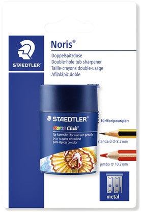 Puntenslijper Staedtler Noris dubbel + opvangbak 1 Stuk