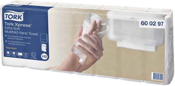 Asciugamani Di Carta Tork Xpress Extra Soft Multifold - 600297, 2 Strati, Alta Assorbenza, Bianco - Foto 4
