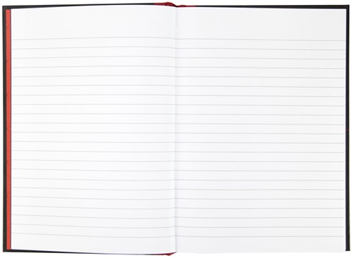 Notitieboek Oxford Black n' Red A5 96vel lijn 1 Stuk-2