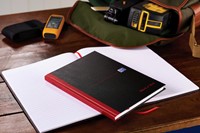 Notitieboek Oxford Black n' Red A5 96vel lijn 1 Stuk-2