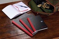 Notitieboek Oxford Black n' Red A5 96vel lijn 1 Stuk-1