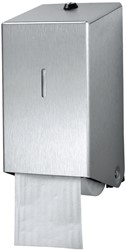 Toiletpapierdispenser Euro Products duo zilver 1 Stuk