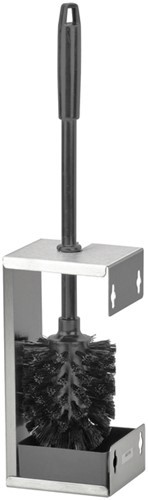 Toiletborstelset Quartzline rvs zilver 1 Stuk
