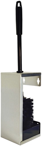Toiletborstelset Quartzline rvs zilver 1 Stuk-2