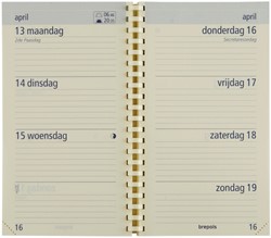 Agenda 2026 Brepols Opt Pocket Palermo 7d/2p zw 1 Stuk