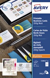 Visitekaart Avery C32011-10 85x54mm 100st 10 Vel