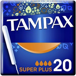 Tampons Tampax super plus 20st 20 Stuk