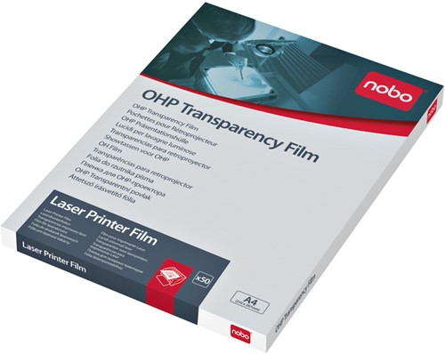 Transparant Nobo voor laserprinters 50 stuks 50 Vel