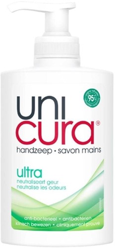 Handzeep Unicura vloeibaar Ultra met pomp 250ml 250 Milliliter