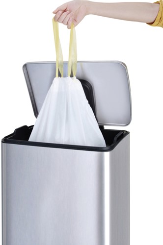 Afvalzak EKO MDPE type F trekb 64x75cm 40-60L wit 12 Stuk-1