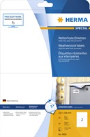Etiket HERMA 4600 210x148mm A4 folie wit 20st 10 Vel-9