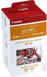 Fotopapier Canon RP-108 Cassette + papier set 1 Stuk