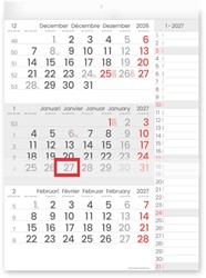 3-Maandkalender 2027 Manager compact-formaat notes 1 Stuk